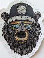 Wild Tribute Sticker Miami Vice Bear